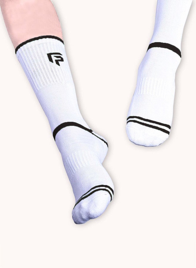 FOOTPRINTS Unisex Striped Calf-Length Socks - Image 2